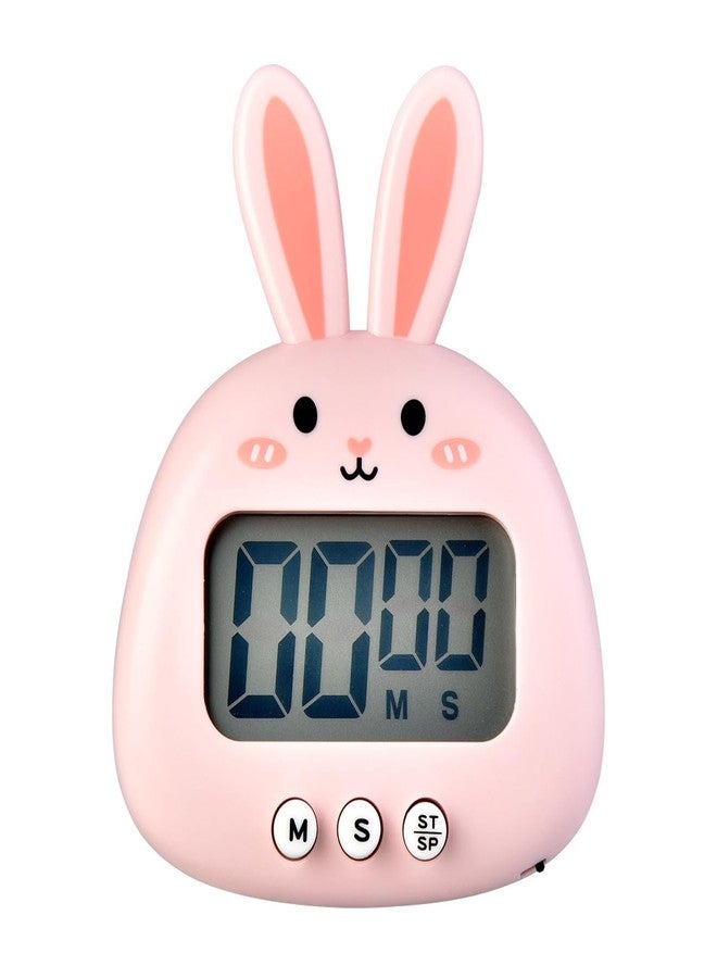 ZIZEV Classroom Timer, Kitchen Timer Magnetic Bunny Digital Countdown Timer, Cute Bunny Magnetic Easy Digital Kitchen Timer for Cooking Bake Accessories Sport Game Classroom - Image 1